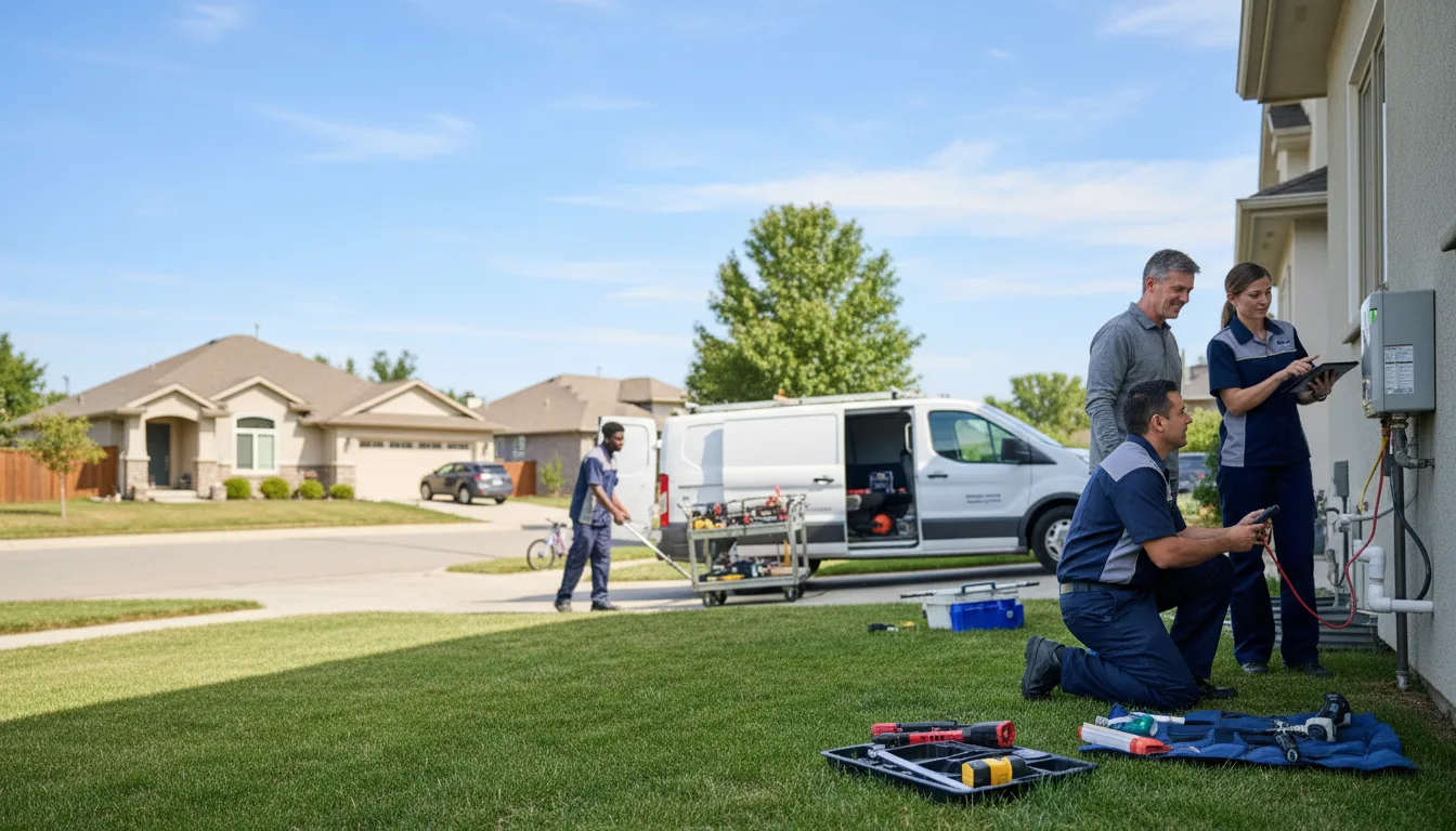 Tankless water heater service in Amherst, NE